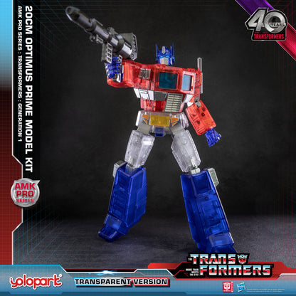 YOLOPARK Optimus Prime Transformers Toy-Translucent Version