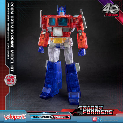 YOLOPARK Optimus Prime Transformers Toy-Translucent Version