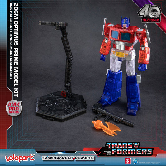 YOLOPARK Optimus Prime Transformers Toy-Translucent Version