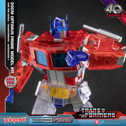 YOLOPARK Optimus Prime Transformers Toy-Translucent Version