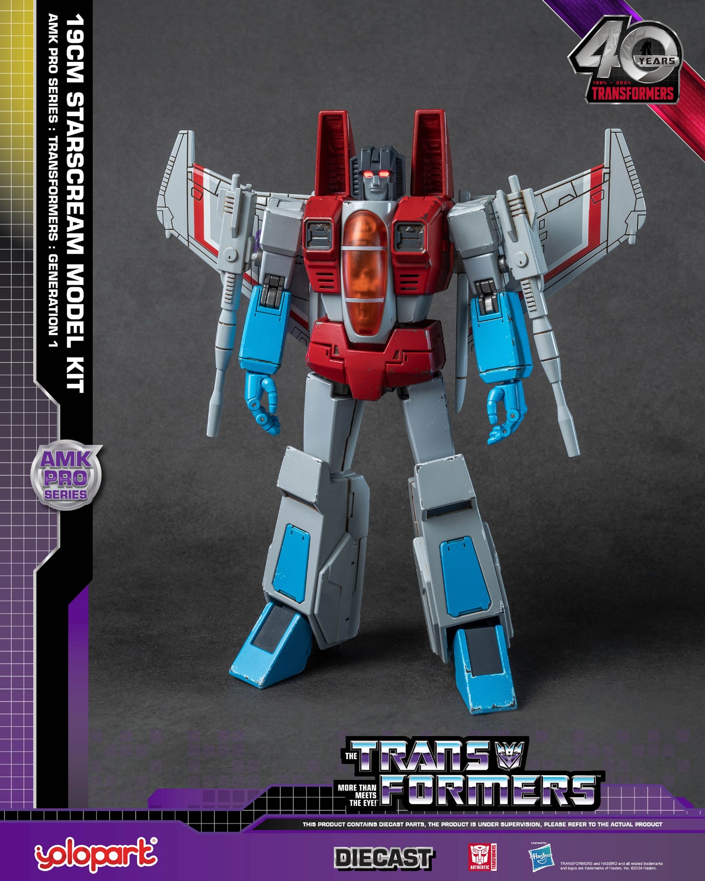 YOLOPARK AMK Pro Series Transformers G1 Starscream Model Kit