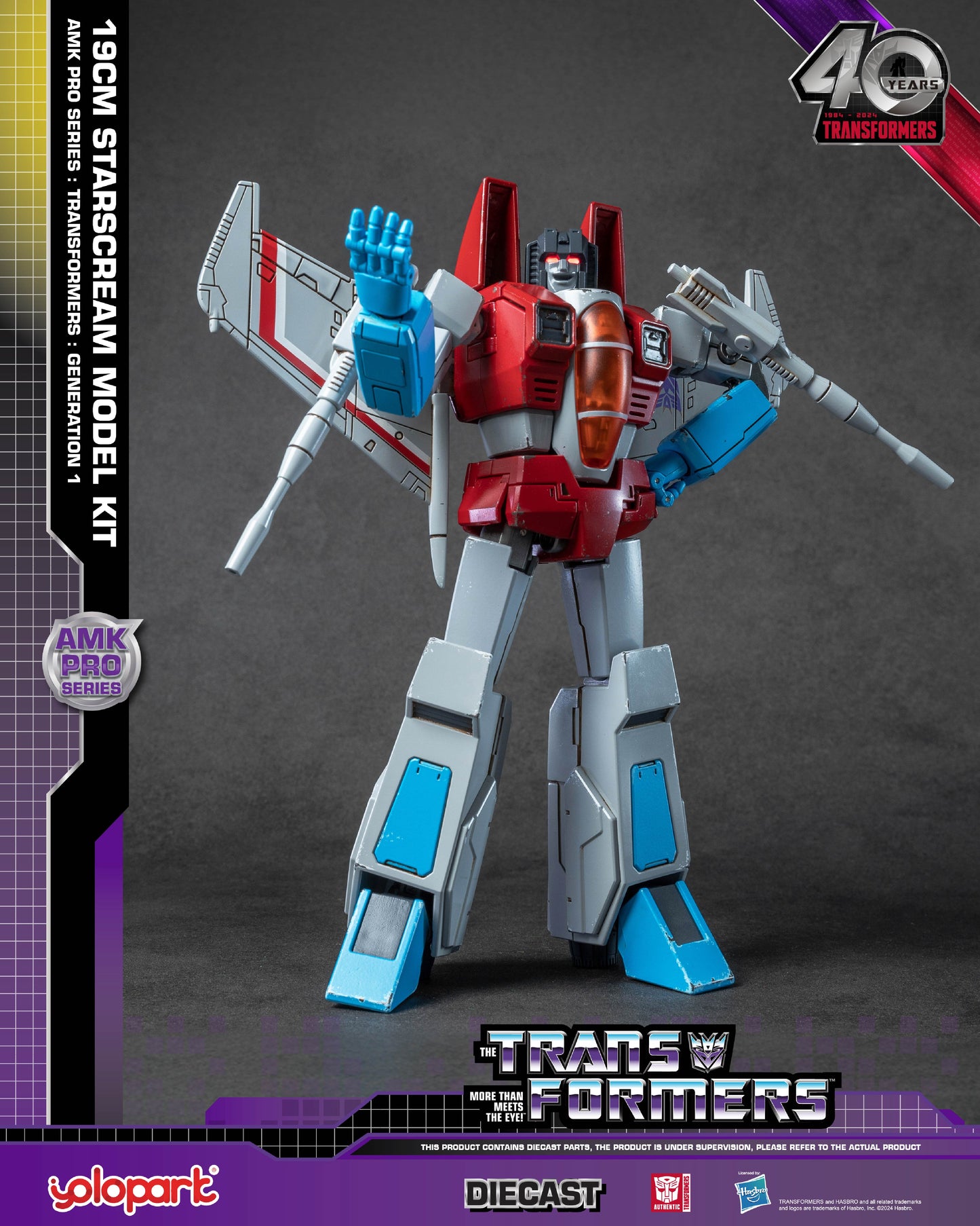 YOLOPARK AMK Pro Series Transformers G1 Starscream Model Kit