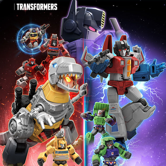 Transformers G1 Galaxy Version: 9-Pack Collectible Building Brick Figures Blind Box by BLOKS (BULUKE)